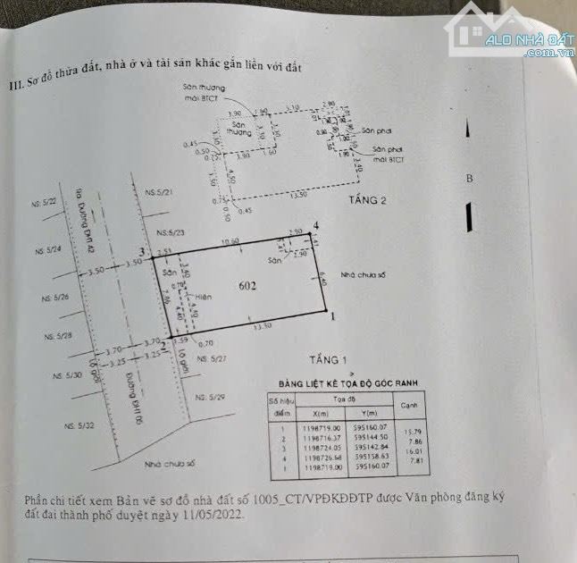 Biệt thự ngang 8m hẻm 7m đông hưng thuận quận 12 chỉ 75tr/m2