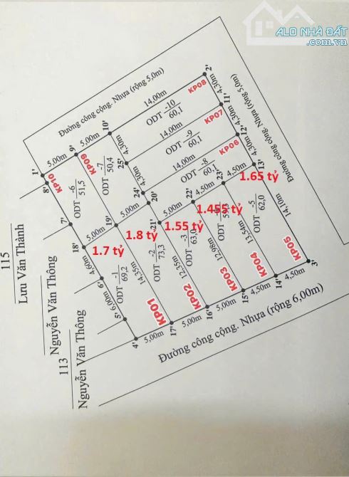 Bán 59m2 đường nhựa 6m, Trung Nghĩa, Đồ Sơn chỉ hơn 1tỷ