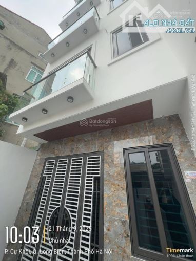 5,8 tỷ nhà Cự Khối cực đẹp - 30,1m2 - 5 tầng - ô tô đỗ cổng