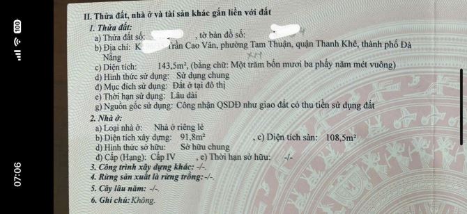 🔴💥Bán đất TRẦN CAO VÂN - 2 MẶT KIỆT – Trung tâm Đà Nẵng