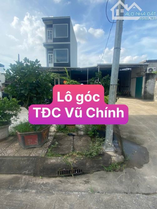 Lô góc 3 mặt thoáng – khu TDC Vũ Chính (nay là Trần Lãm)