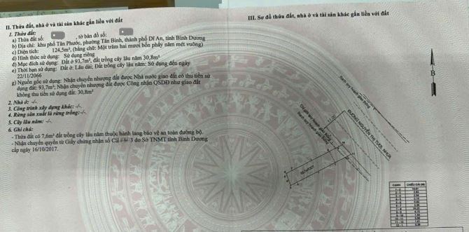 Bán nhà cấp 4 (5x25m), mặt tiền Nguyễn Thị Tươi p. Tân Bình gần trường cấp 2 - 1