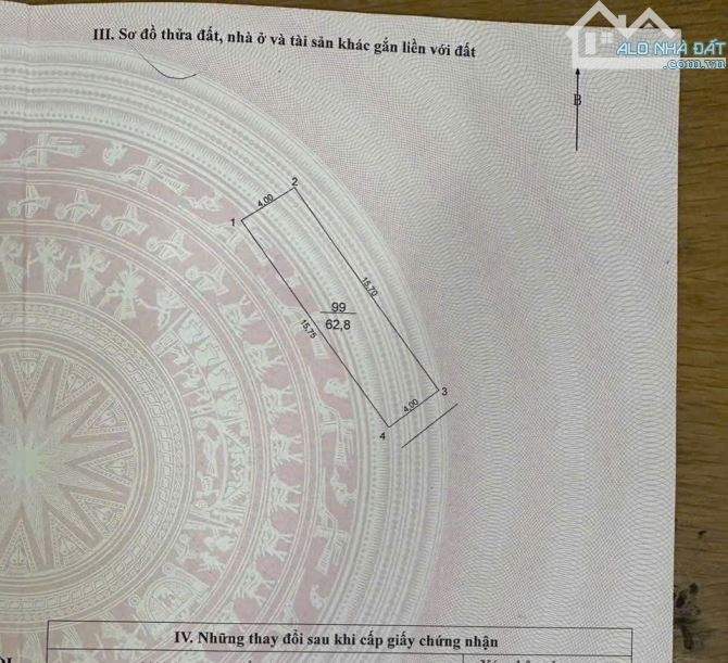 BÁN LÔ ĐẤT CỰC HIẾM TẠI MỸ Ả ĐÔNG MỸ 62M GIÁ CHỈ 4,3 TỶ - 1