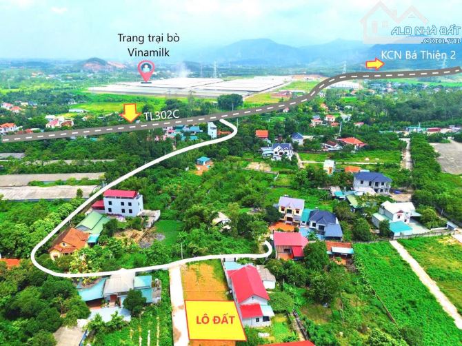 🌹Bán gấp lô đất giá F0 lõi KCN Bình Xuyên, Tam Hà, Thiện Kế DT81m mt5,2m ôtô đỗ cửa 980tr - 1