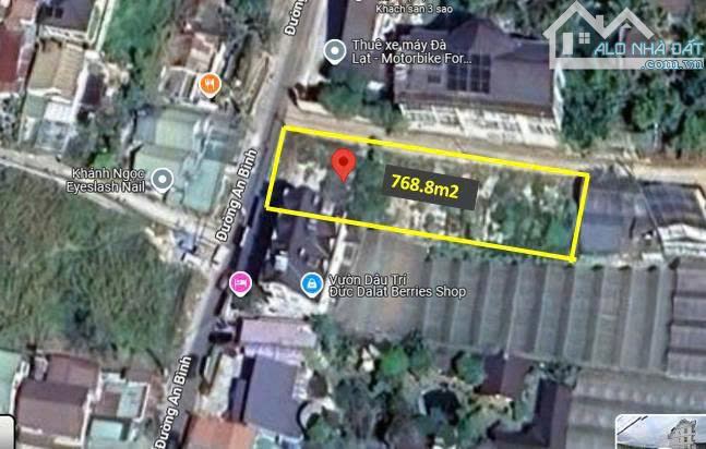 Đất Biệt thự 2 mặt tiền đường An Bình - P3 - TP Đà Lạt. - 768m2 - 30 tỷ - 1