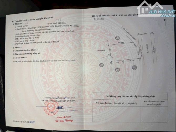 ❌❌❌Lô góc B3 tại đấu giá tổ 6 Thị Trấn An Dương - 1