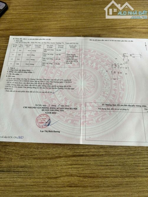 Mảnh đất vuông đẹp rẻ nhất xã 👉 thư phú -thường Tín - 1