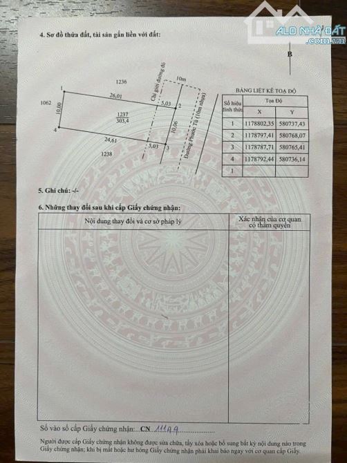 300m2 thổ cư Mặt tiền Nguyễn văn Nhâm thị trấn Bến Lức Long An đã san lấp - 1