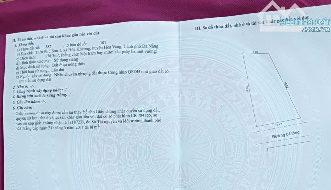 📌📌📌LÀM VIỆC TRỰC TIẾP GIÁ TỐT !!! bán lô phú sơn 1,hoà khương - 1