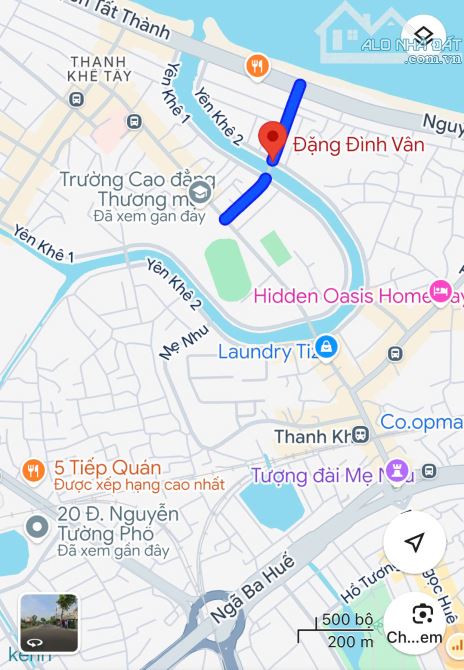 Bán lô đất 2 mặt kiệt đổ nhựa 5m Dũng Sĩ Thanh Khê thông thẳng ra cầu Phú Lộc - 2