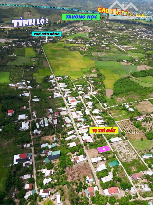 Bán đất Diên Đồng giá rẻ full thổ cư ngay trung tâm khu dân cư thôn 1 - 2