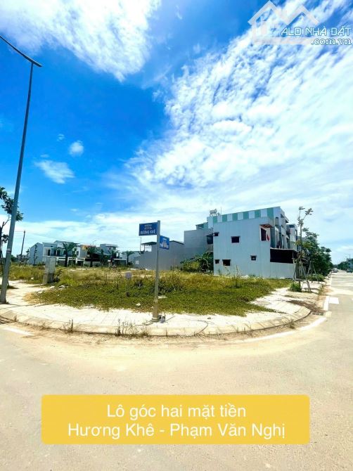 Lô góc Hương Sơ mặt tiền Phạm Văn Nghị - Hương Khê cách Tản Đà 20m - 2