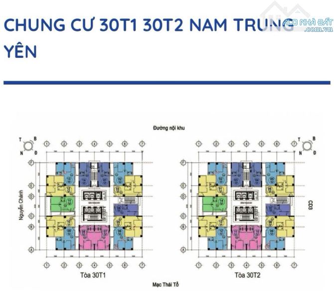 Chủ cần tiền bán gấp căn hộ tòa 30T KĐT Nam Trung Yên, 75m2, 3N,2WC, 6.05 tỷ - 2