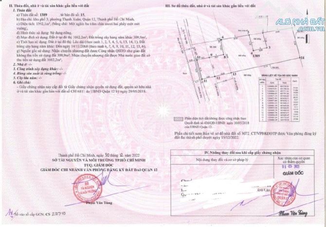 KẸT TIỀN – BÁN GẤP ĐẤT LỚN FULL THỔ MT THẠNH XUÂN 52, QUẬN 12 - 3