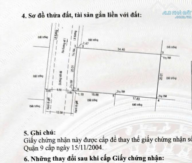 💥🔥Kẹt tiền, cần bán gấp 718M đất mặt tiền đường đất, quy hoạch đường nhựa 12m- Long Trườ - 3