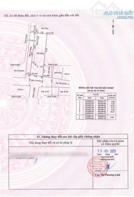 Bán lô đất thổ cư góc 2MT hẻm 911 đường Tỉnh Lộ 43,Phường Bình Chiểu 300m tới chợ Đầu Mối - 3