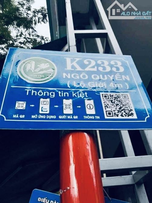 Kiệt ngô quyền thông kiệt 25 trương định cách biển 600m, gần chợ chiều 10m - 3
