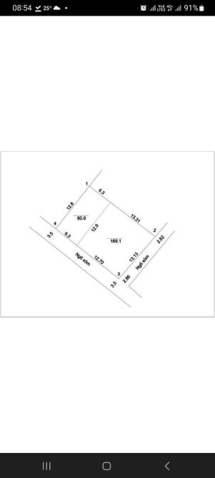 1.6 tỷ mặt tiền 6.3m - đường trước gần 4m ,ô tô di chuyển - 3