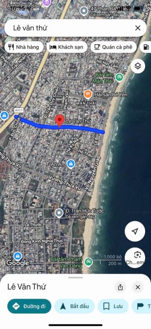 Bán đất kiệt sau lưng mặt tiền đường Lê Văn Thứ gần Biển gần Chợ Mân Thái 100m/5,5 tỷ - 3