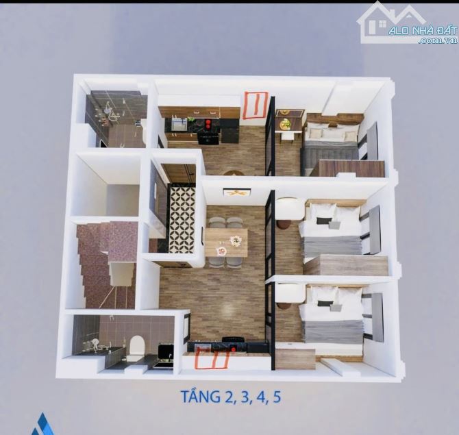 NHÀ HOÀNG NGỌC PHÁCH 7 TẦNG THANG MÁY - Ô TÔ ĐỖ- DÒNG TIỀN - XÂY MỚI - FULL NỘI THẤT - 3