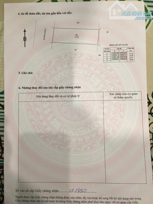 BÁN ĐẤT XÃ PHƯỚC HẢI _ GẦN BIỂN . VỊ TRÍ THOÁNG MÁT  Cách TL44B 150m  Đi về TP Bà Rịa 8km - 4