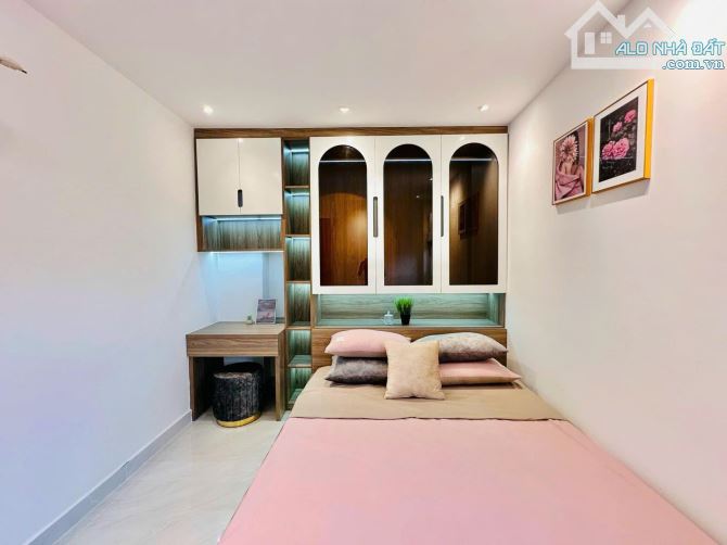 Hàng mới chưa tới 3 tỷ. Nhà 60m² Ni Sư Huỳnh Liên xây 5 tầng. Hẻm oto thoáng, sổ riêng - 4