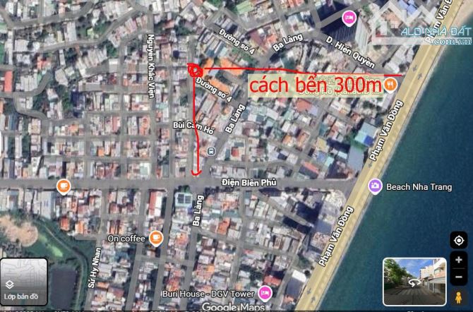 Bán Đất Tặng Nhà Lô Góc 2 Mặt Tiền Rộng 10M Cạnh Đường Dương Hiến Quyền  cách biển 300m - 4