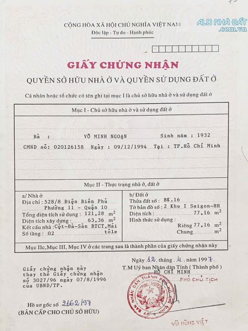 16 tỷ q10 , nhà hẻm to đùn , 77m2 , tiện xây mới chdv , văn phòng - 4