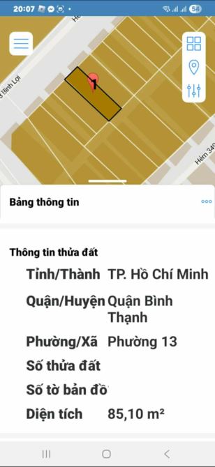 BÌNH THẠNH, ĐƯỜNG RỘNG 12M VỈA HÈ 3M, 85M2, 4 TẦNG 13 TỶ 3 THƯƠNG LƯỢNG - 4