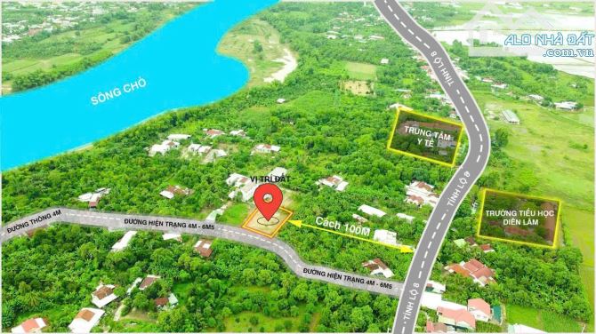 2 Lô Liền Kề Trung Tâm Xã Diên Lâm, Cách Đường Hương Lộ 39 Chỉ 40 Mét Giá 750 Triệu/Lô - 4