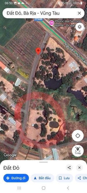 BÁN ĐẤT XÃ PHƯỚC HẢI _ GẦN BIỂN . VỊ TRÍ THOÁNG MÁT  Cách TL44B 150m  Đi về TP Bà Rịa 8km - 5