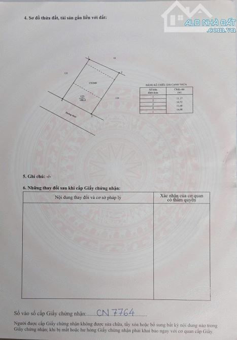 🍀Long Mỹ Xã Phước Hải tp HCM 🔺DT: 180m2  (11x16m) sẵn 80tc Đường nhựa tim vàng.  Khu dân - 5