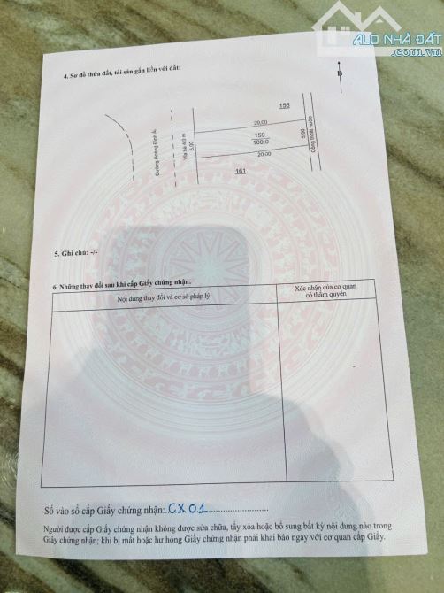 Chính chủ gởi bán lô đất đẹp đường 7,5m Hoàng Đình Ái - Hòa Xuân - Hướng Tây, sạch đẹp - 5