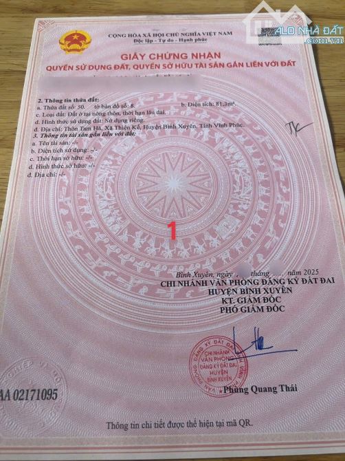 🌹Bán gấp lô đất giá F0 lõi KCN Bình Xuyên, Tam Hà, Thiện Kế DT81m mt5,2m ôtô đỗ cửa 980tr - 6