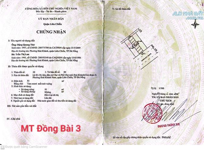 BÁN ĐẤT MT ĐƯỜNG ĐỒNG BÀI 3_ TT PHỐ CHỢ HOÀ KHÁNH, LIÊN CHIỂU, ĐÀ NẴNG. - 7