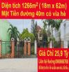 Bán Biệt Thự Mặt Tiền Hóc Môn - 1266M2 (18 x 62m ) - 2Tầng - Đường 40m -  Chỉ 25,9 Tỷ.