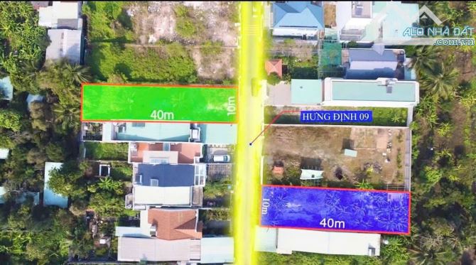 Bán đất mặt tiền Hưng Định 09 Gần Cầu Ngang 10x40 cực đẹp