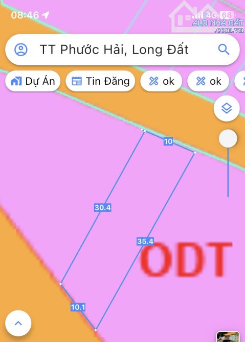 Vườn dừa cách biển 5p, dt: 310m2-10mx35m-80 thổ cư-qh 2 mặt tiền trước sau-giá 2ty450