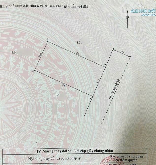 Gần công viên vườn hoa Đất tái định cư Gốc Lim, Đằng Hải   D.tích: 200m (ngang 10 x 20) -
