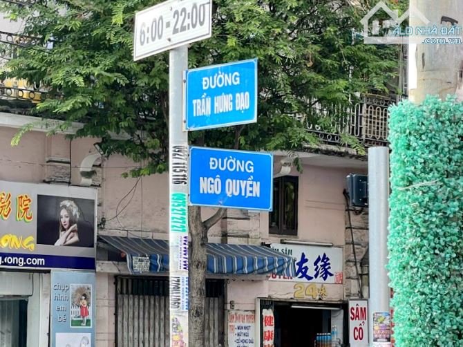 Bán nhà mặt tiền đường Ngô Quyền Quận 5, DT 122m2, ngang 4.2m x 2 tầng, giá chỉ 27,5 tỷ