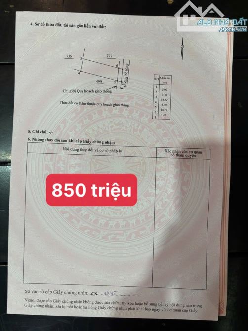 Diên Lạc đất dân hướng Đông Nam sổ sẵn gần TL2