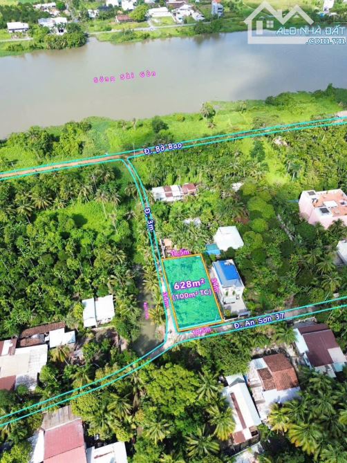 Bán đất An Sơn 37 Góc 2 mặt tiền gần Sông Sài Gòn rất đẹp