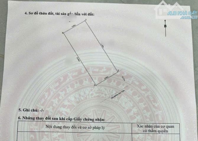 Bán lô đất xây cao tầng mặt đường Bùi Viện đối diện Bệnh viện Vinmec , DT 200m , mt 9m