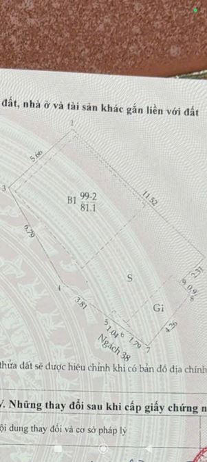 Trung tâm Đống Đa 81m2 Đất thổ cư Mặt tiền 6,5m Giá 11,8 tỷ có thương lượng