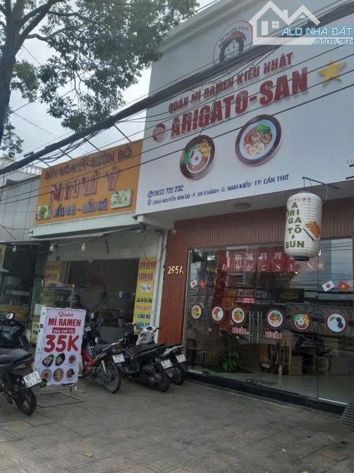 BÁN NHÀ MẶT TIỀN ĐƯỜNG NGUYỄN VĂN CỪ NỐI DÀI , MẶT TIỀN NGANG 10,5M