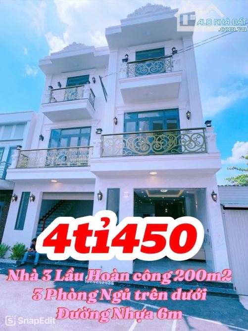 Còn 1 Căn nhà 1 trệt 3 lầu tuyệt đẹp Gần Khu Hành Chánh Công mới Biên Hoà 1 P.An Bình