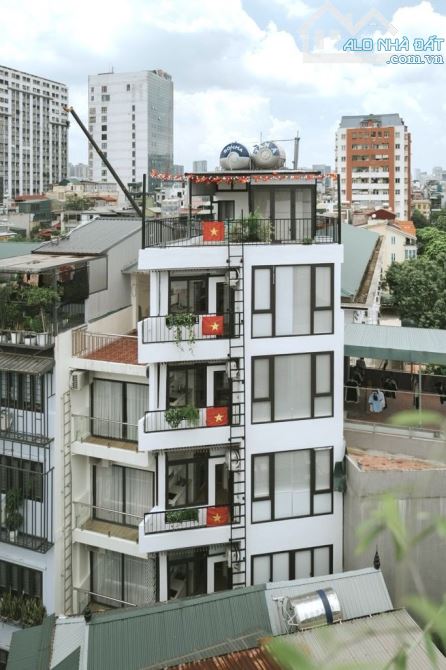 Ô TÔ ĐỖ CỬA - 7 TẦNG THANG MÁY - 5 CĂN HỘ STUDIO CAO CẤP - DÒNG TIỀN 50TR/ THÁNG