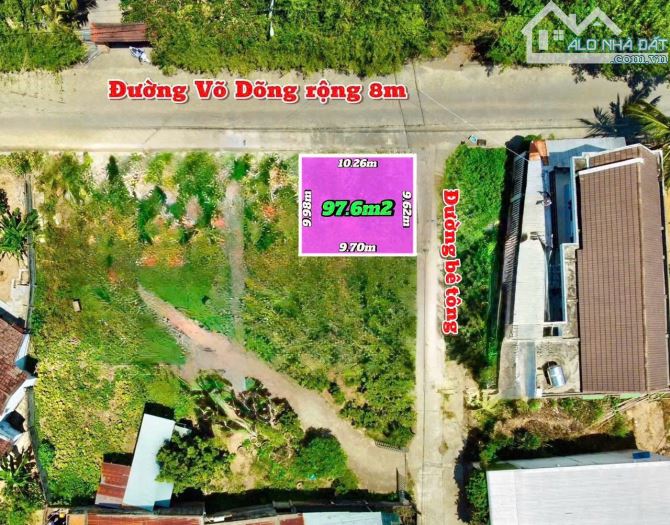 CHỦ CẦN BÁN LÔ GÓC ĐẸP, MẶT ĐƯỜNG VÕ DÕNG 8M – VĨNH TRUNG
