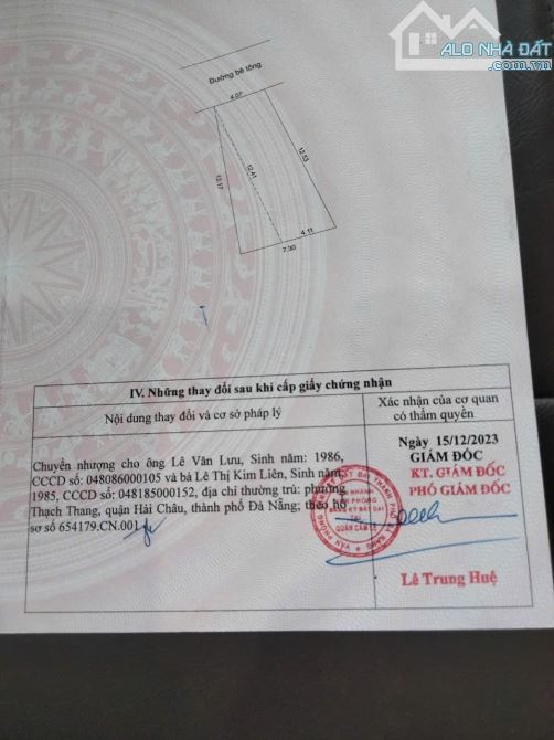 Bán đất kiệt ô tô đường Phạm Viết Chánh - Hoà Thọ Đông- Cẩm Lệ - Đà Nẵng. Diện tích: 70m2