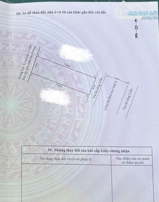 SIÊU PHẨM DUY NHẤT– TĐC HỒ ĐÁ, SỞ DẦU, HỒNG BÀNG, HẢI PHÒNG GIÁ CHỈ 4,39X TỶ